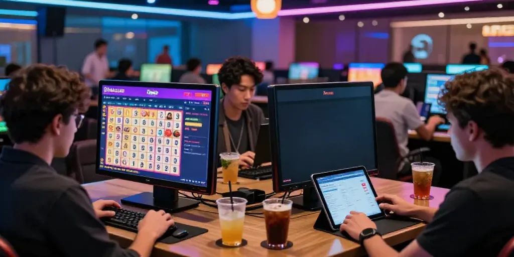Dewalive showcases an engaging online Toto 4D betting experience with players enjoying vibrant graphics and a social atmosphere.