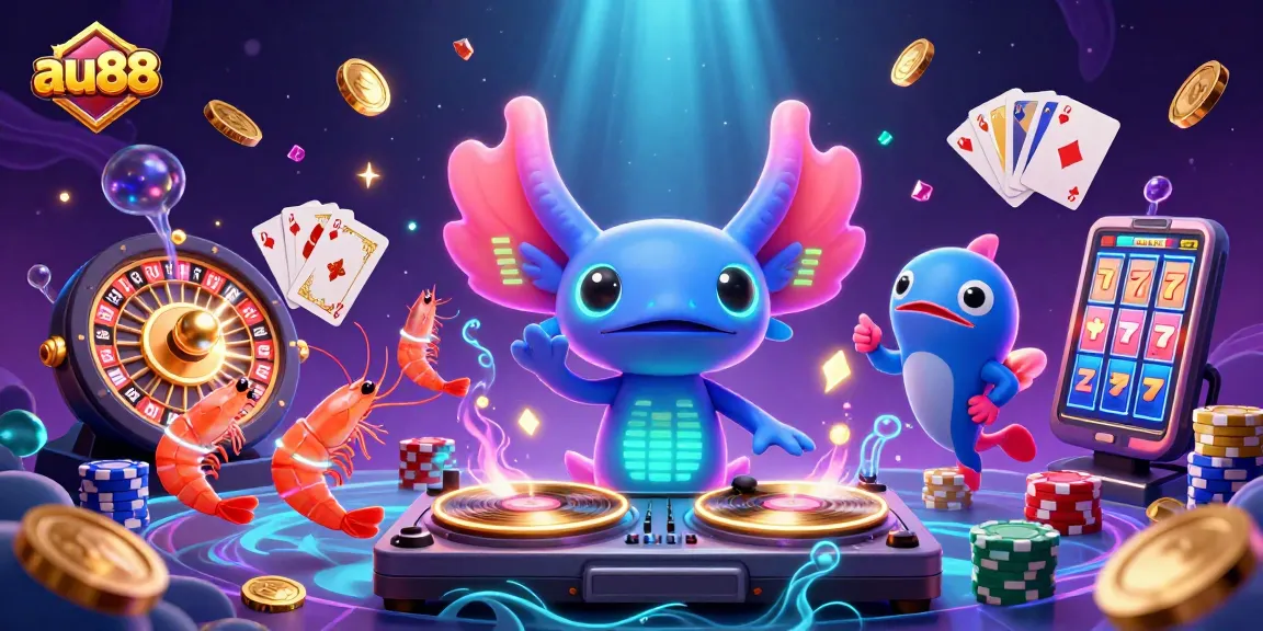 Engage with au88's underwater casino wonder featuring vibrant characters and exciting gaming elements.