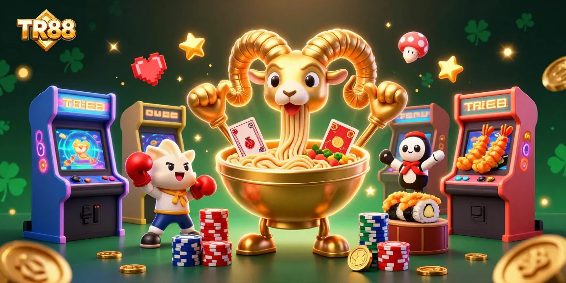 Experience the thrill of TR88 at an exciting online casino with thrilling game elements and vibrant characters.