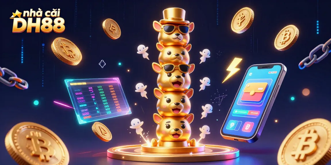 Engage in exciting gaming experiences at nhà cái DH88 with vibrant visuals and animated elements.