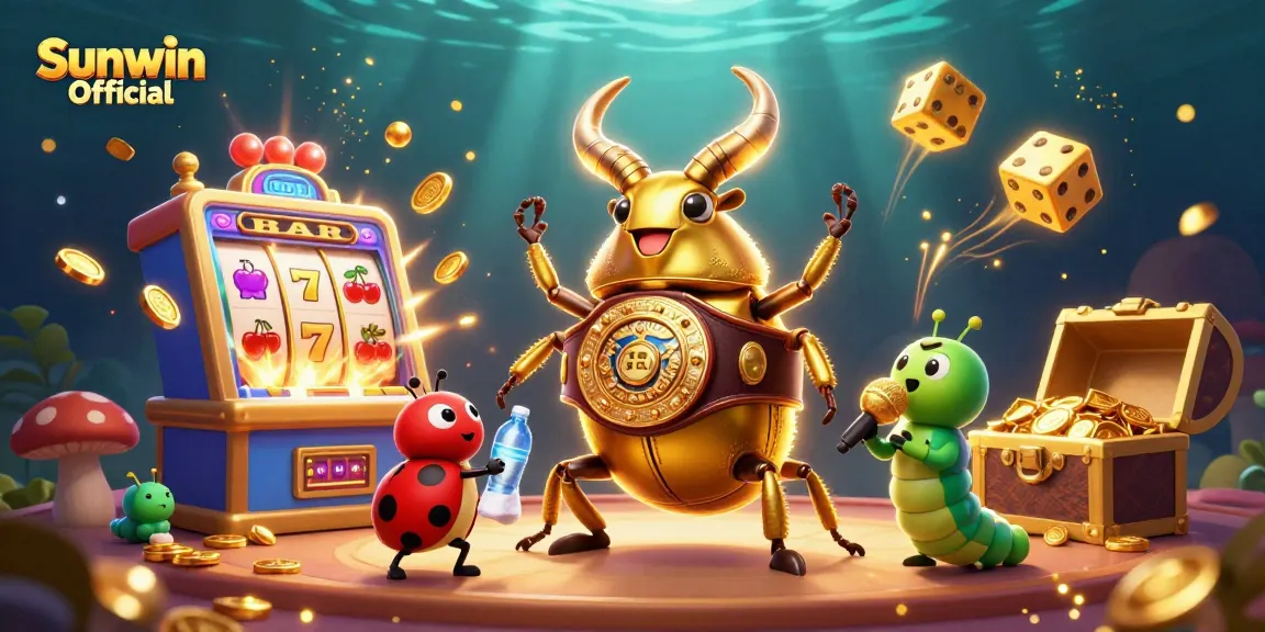Engage with the thrilling world of Sunwin Official featuring a colorful casino scene.