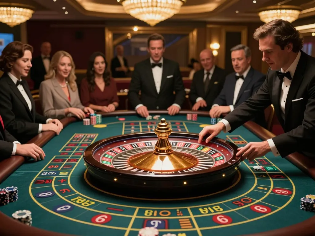 Experience thrilling roulette action at CM88 casino with players placing bets.