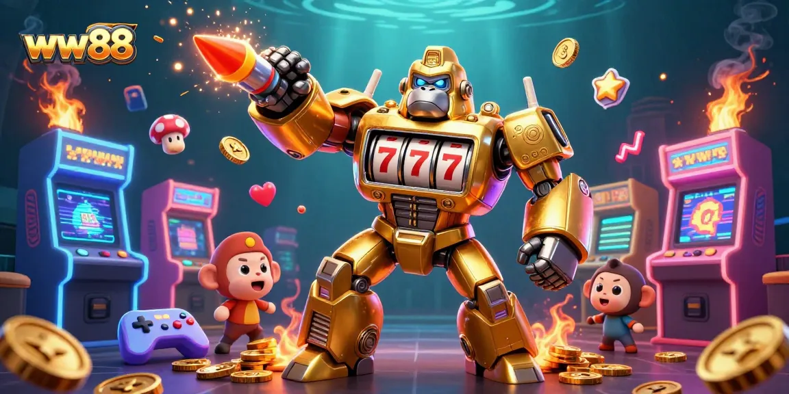 Win big at WW88 with an exciting adventure in this explosive 3D casino scene!