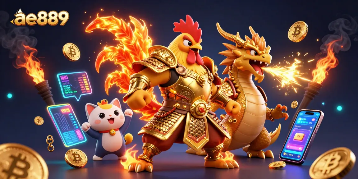 Experience thrilling gaming at ae889 with exciting characters and vibrant casino elements.